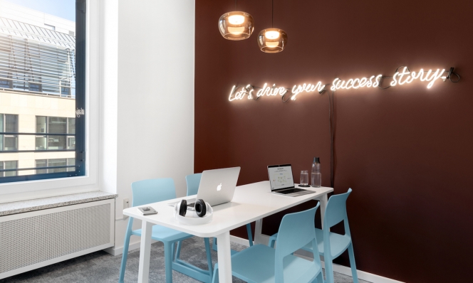 A high range of space options is an important prerequisite for Agile Working