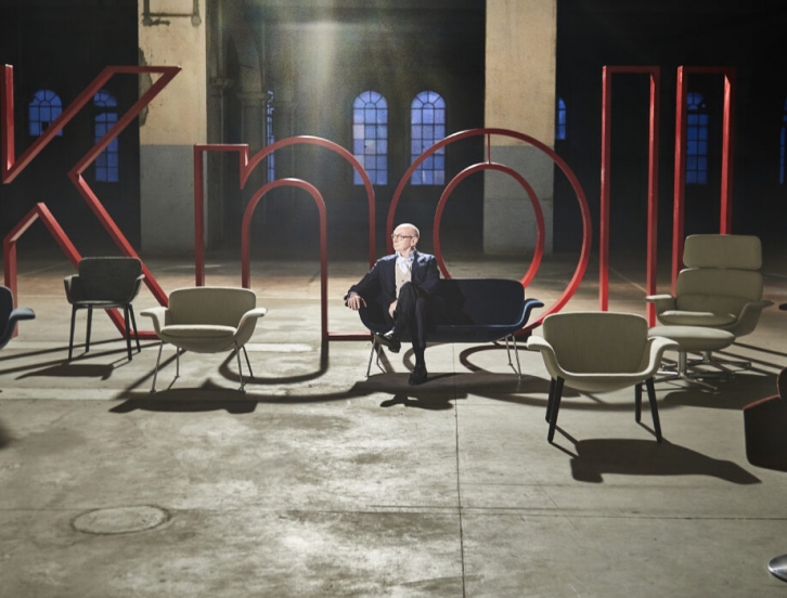 Eine Video-Show auf dem Catwalk