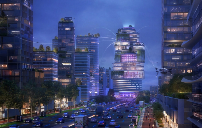 Mobilität der Zukunft: Future urban farms. Photo © UNStudio