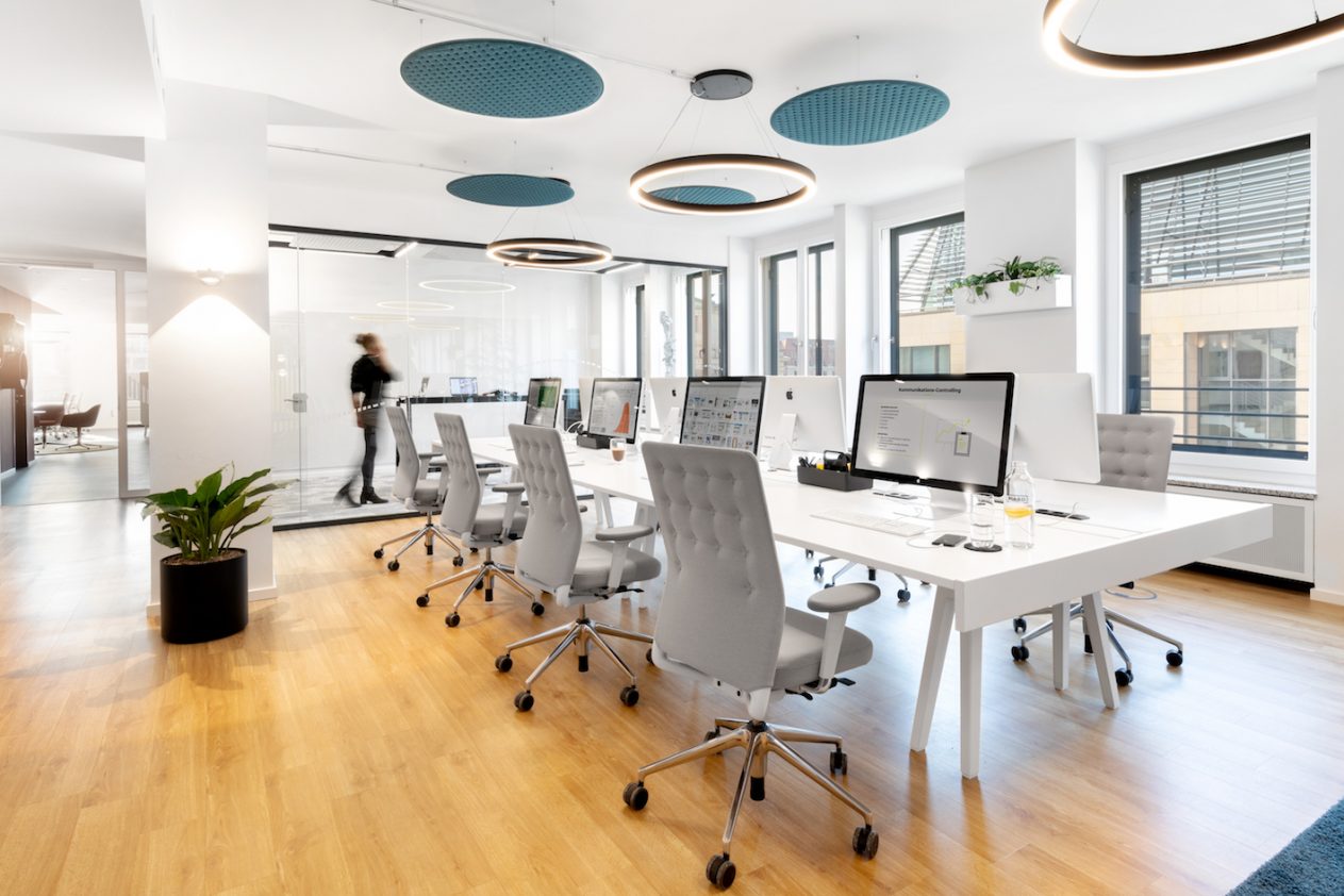 Flexibility and aesthetics are combined in the new office concept