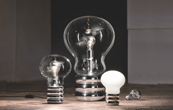 Auf Basis der ersten „Bulb“ aus dem Jahr 1966 wurden im Laufe der Jahre weitere Designs der ikonischen Designleuchte entwickelt. Photo © Constantin Mirbach
